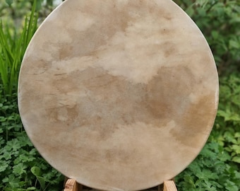 17x18" Deer skin shaman drum,  Shamanic Drum,  (video in the description)