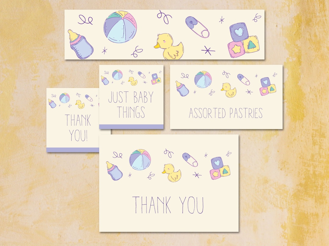 Custom Baby Shower Cards, Yellow Baby Shower, Gender Neutral Baby Shower, Custom Digital