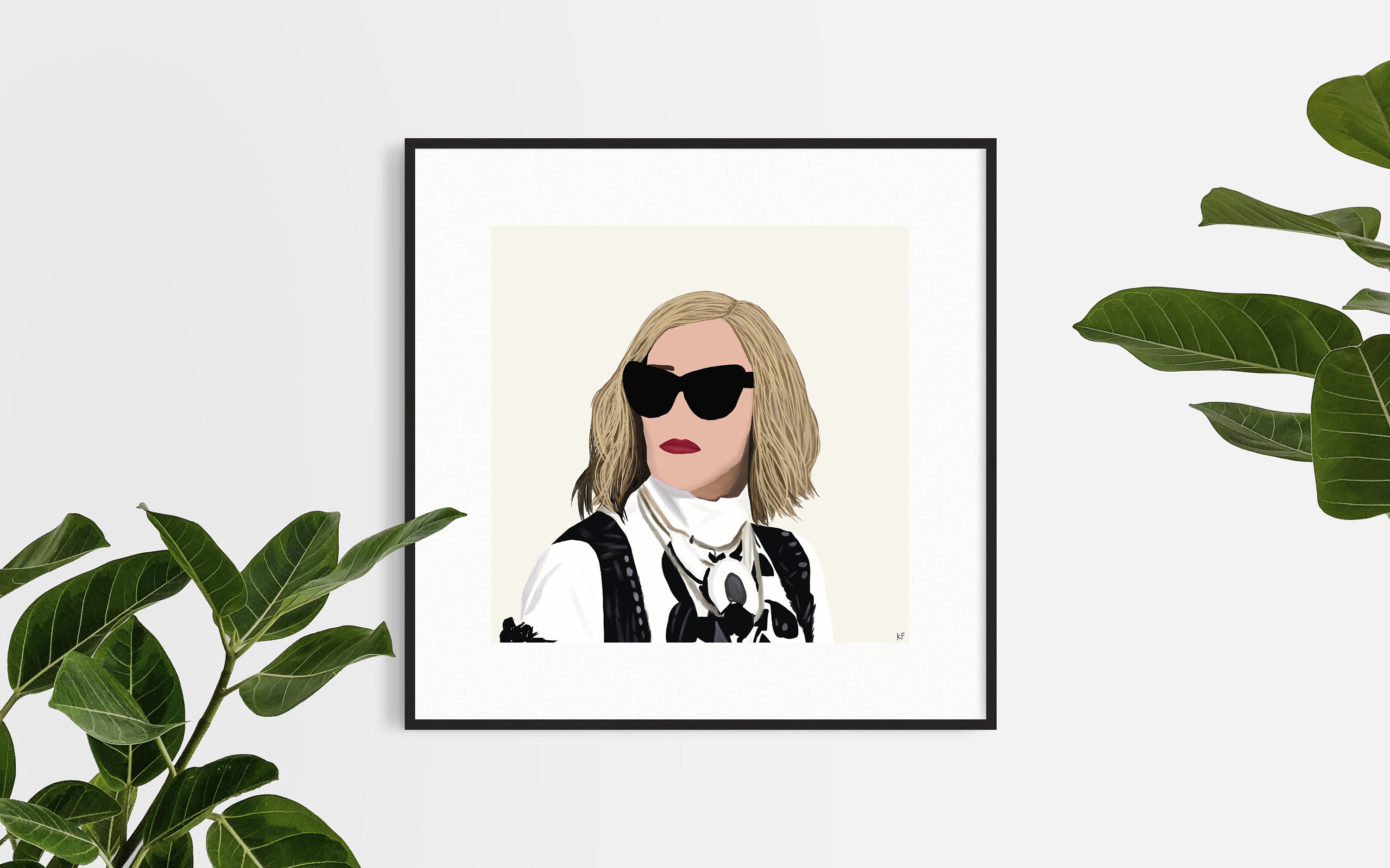 Moira Rose Abstract Illustration Etsy