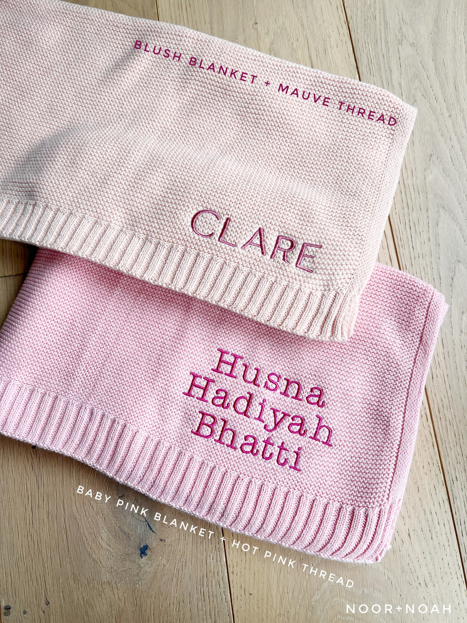Personalized Embroidered Knit Baby Blanket Hospital Newborn Etsy