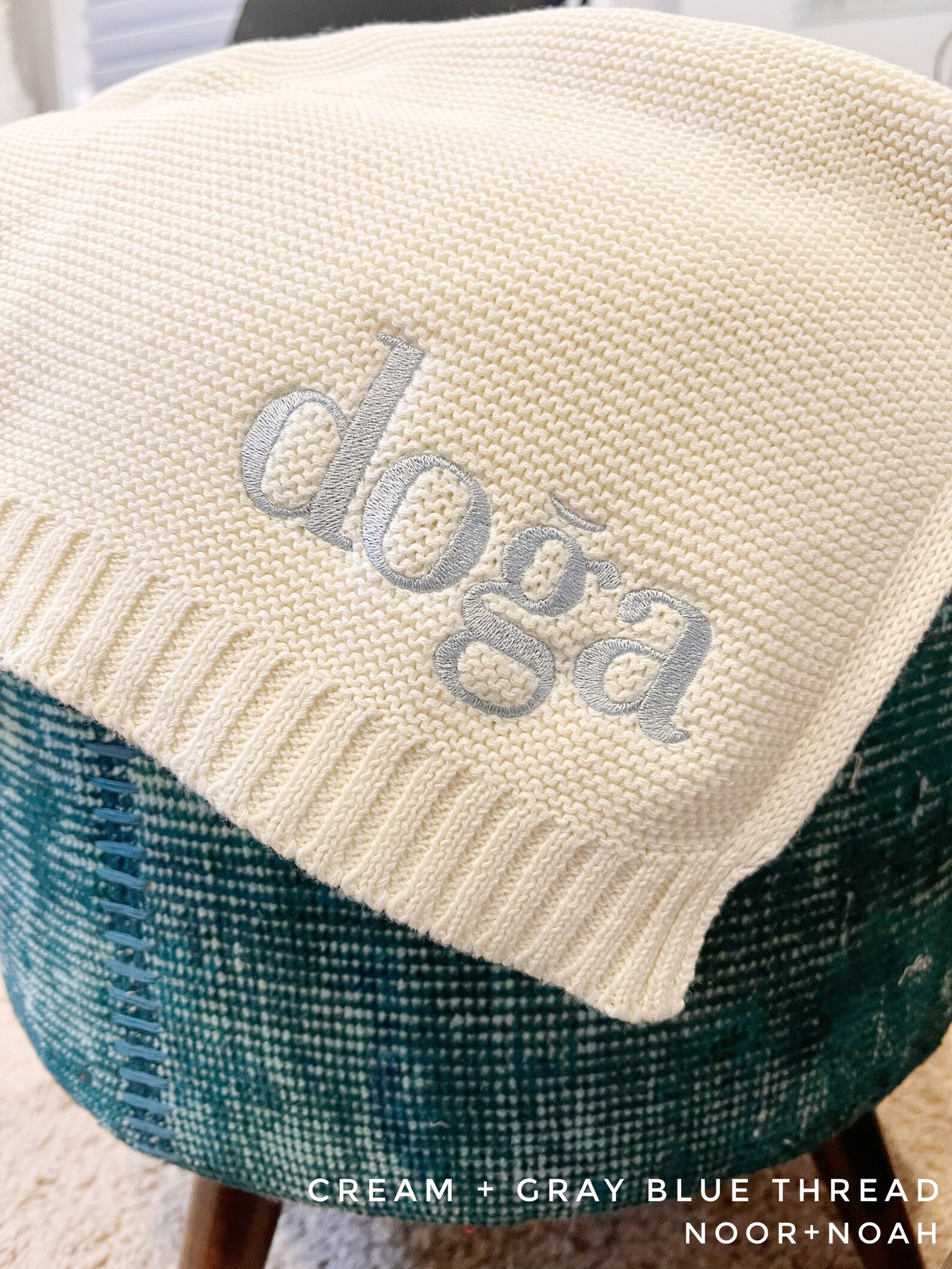 Personalized Embroidered Knit Baby Blanket Hospital Newborn Etsy