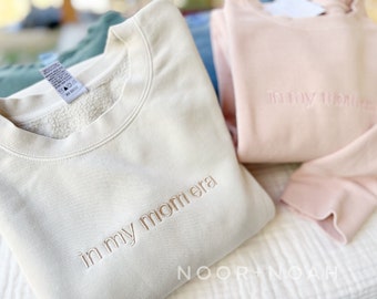 Embroidered 'Mom Era' Sweatshirt - Custom 'Era' Options