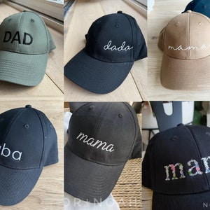 Embroidered Mama Dada Hat, Baseball Hat Personalized, Trucker Hat with Name, Mom Dad Gift, Pregnancy Announcement, Floral Mama Sweatshirt