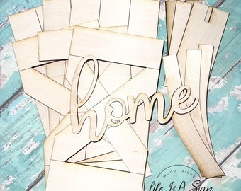 Shutter Home DIY Blank Kit | Paint Parties | Craft Night |  House Gift | Paint Kit