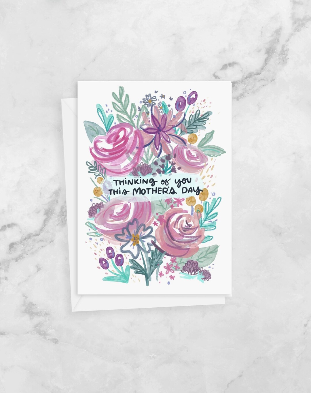 Mother's Day Card - Thinking of You This Mother's Day Florals ...