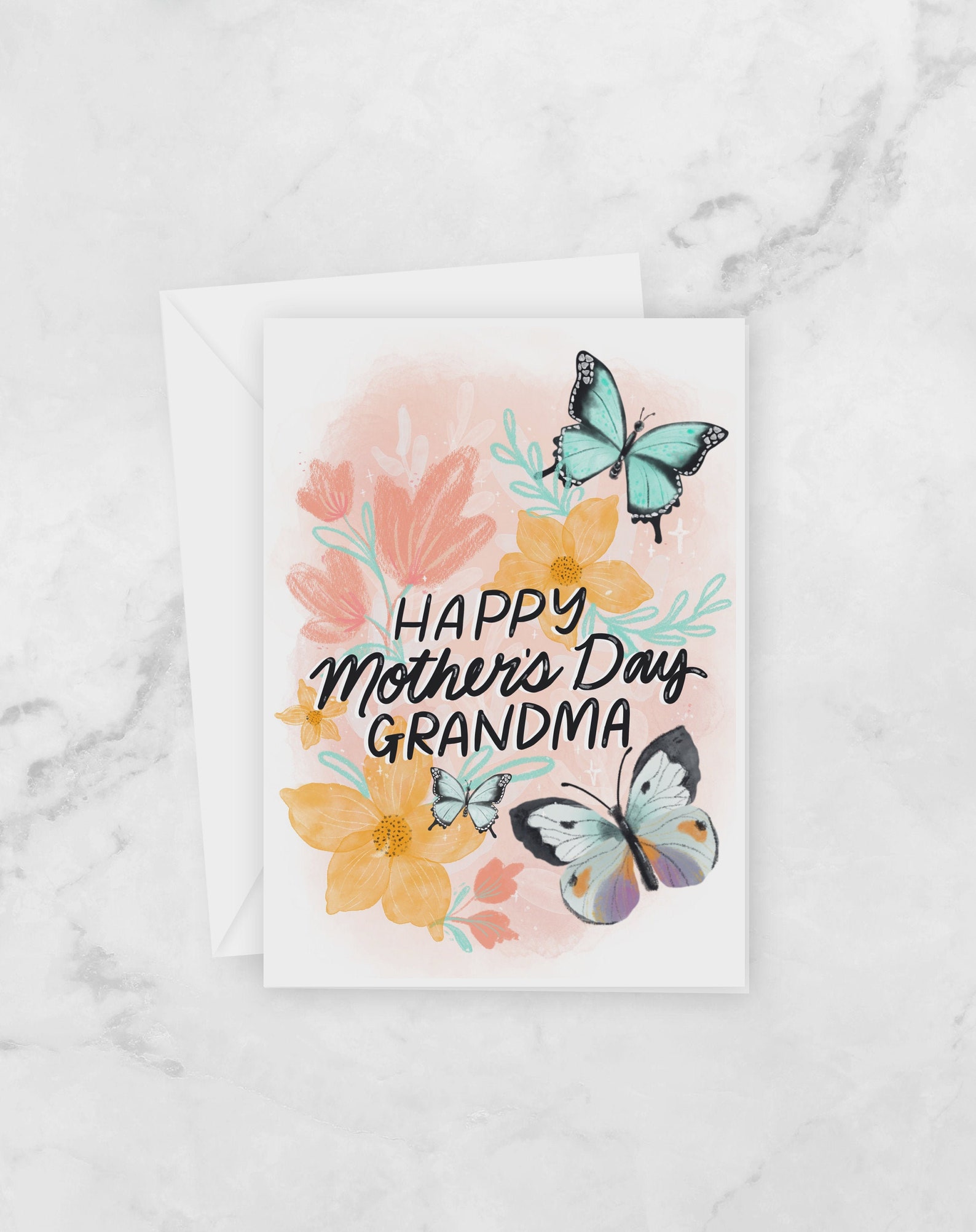 Happy Mother's Day To Grandma Card