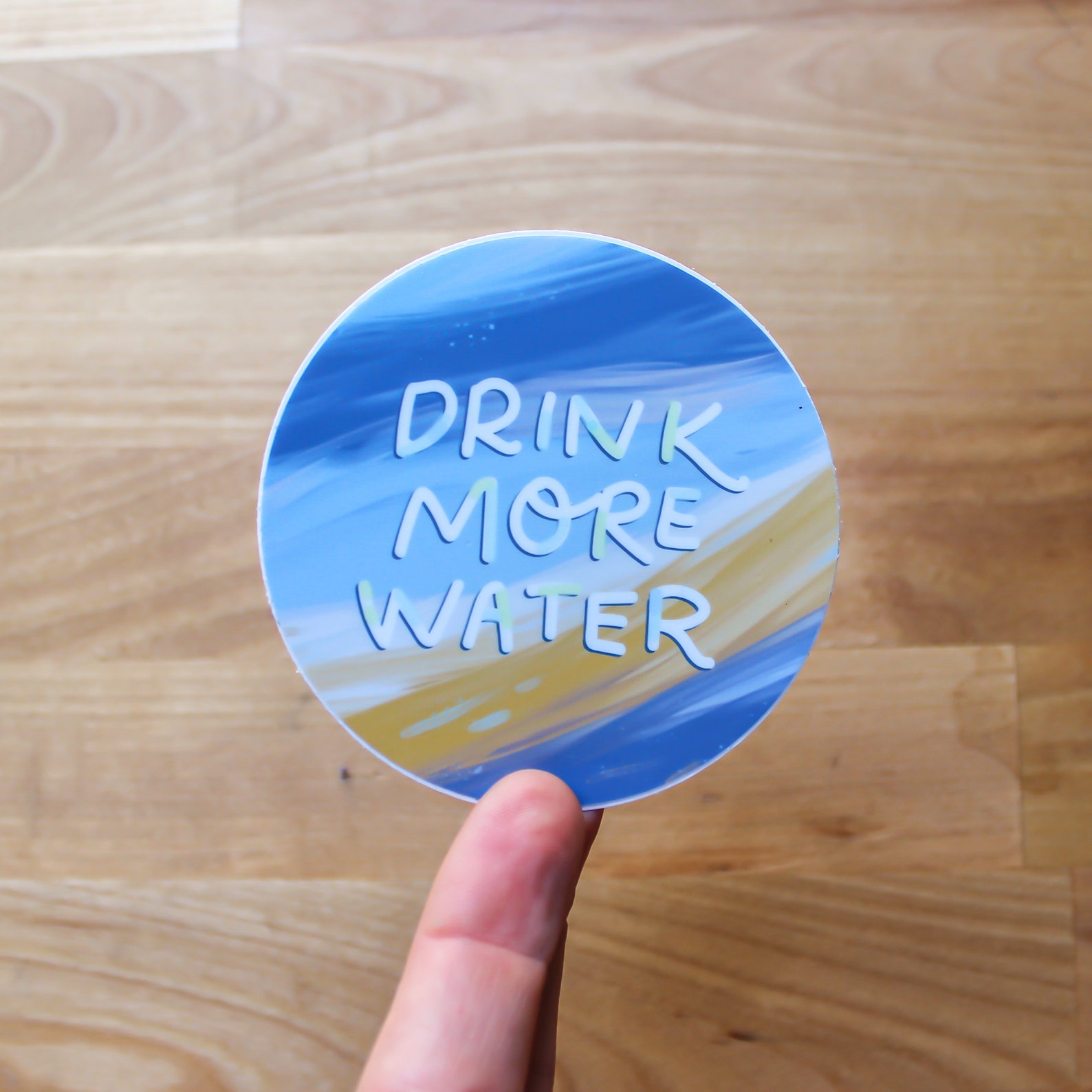 Sticker for Water Bottle Reminder to Drink More Water Gift Etsy UK