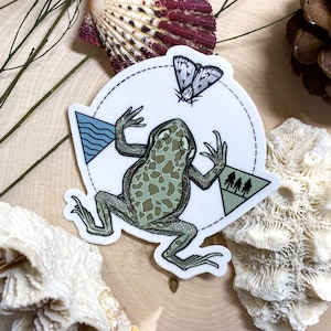 Magic Toad Vinyl Die-Cut Sticker - Water bottle sticker - Laptop Decal Sticker - Bullet Journal Sticker