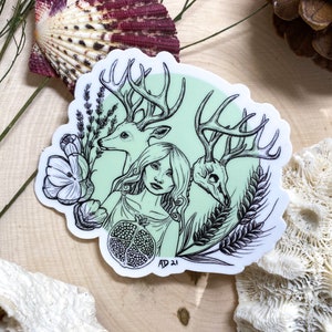 Persephone Vinyl Sticker: Greek Mythology Die-Cut Decal