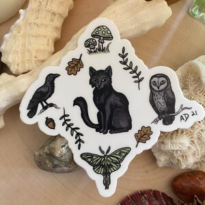 Omen Symbole: Die-Cut Vinyl Aufkleber - Laptop Aufkleber - Bullet Journal Aufkleber - Wasserflasche Aufkleber