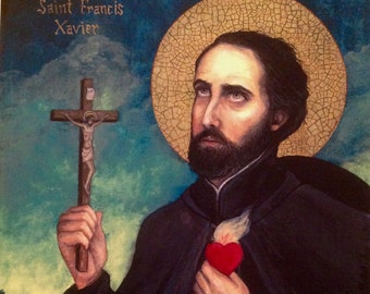 St. Francis Xavier Art Print Catholic Patron Saint - Etsy