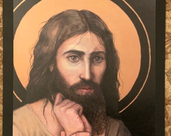 Portrait of Jesus print ll