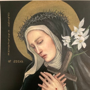 Saint Catherine of Siena ll print