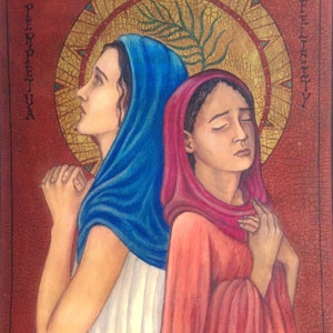 Saints Perpetua and Felicity print