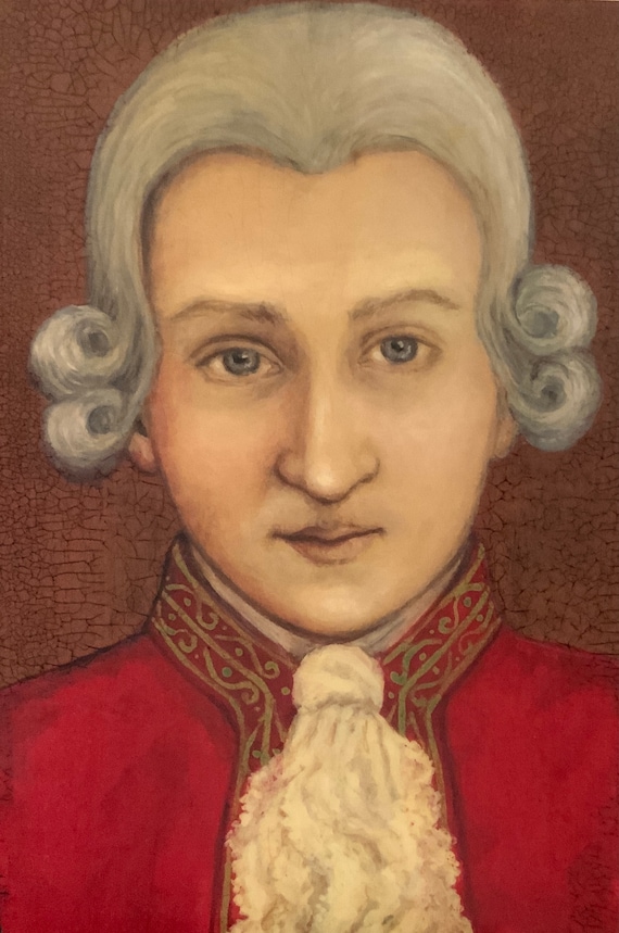 Wolfgang Amadeus Mozart 1756-1791 Print - Etsy