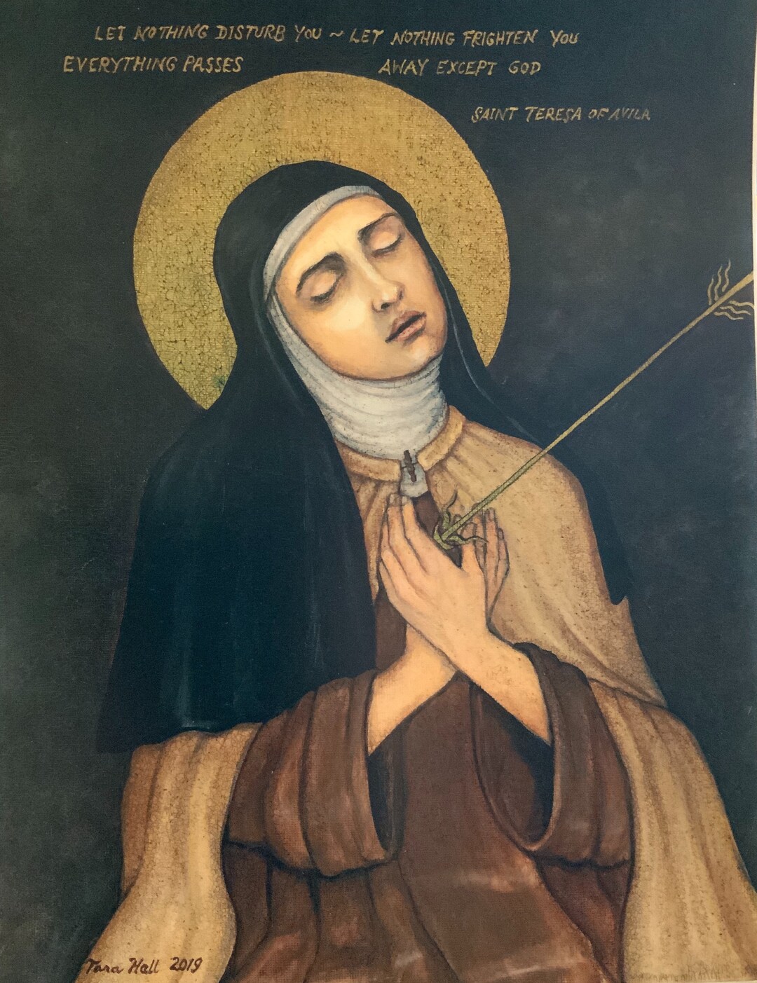 Saint Teresa of Avila Print - Etsy