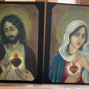 Sacred and Immaculate Hearts l prints