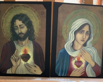 Sacred and Immaculate Hearts l prints