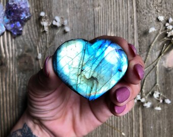 crystal heart etsy