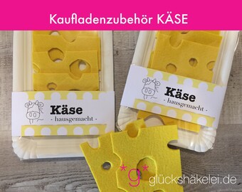 Kaufladenzubehör KÄSE  Kinderküche/Kaufladen/Kaufmannsladen/Zubehör für Kaufladen