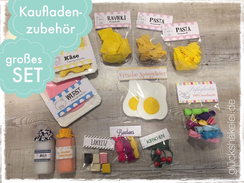 Kaufladenzubehör SET PASTA 1 Kinderküche/Kaufmannsladen/Zubehör für Kaufladen zdjęcie 2