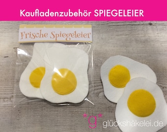 Kaufladenzubehör SPIEGELEIER  Kinderküche/Kaufmannsladen/Zubehör für Kaufladen