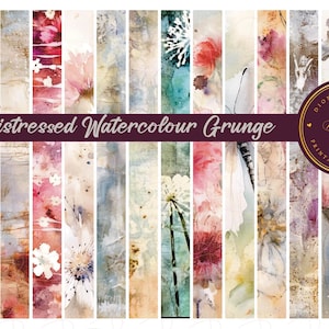 Ruban washi grunge aquarelle vieilli journaux de rebuts, scrapbooking, journaux artistiques, éphemera, DIY artisanat créatif papier vintage
