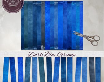 Dark Blue Watercolor Texture Background Digital Paper Download Printable Grunge Navy Scrapbook Design Journal Page Artistic Template