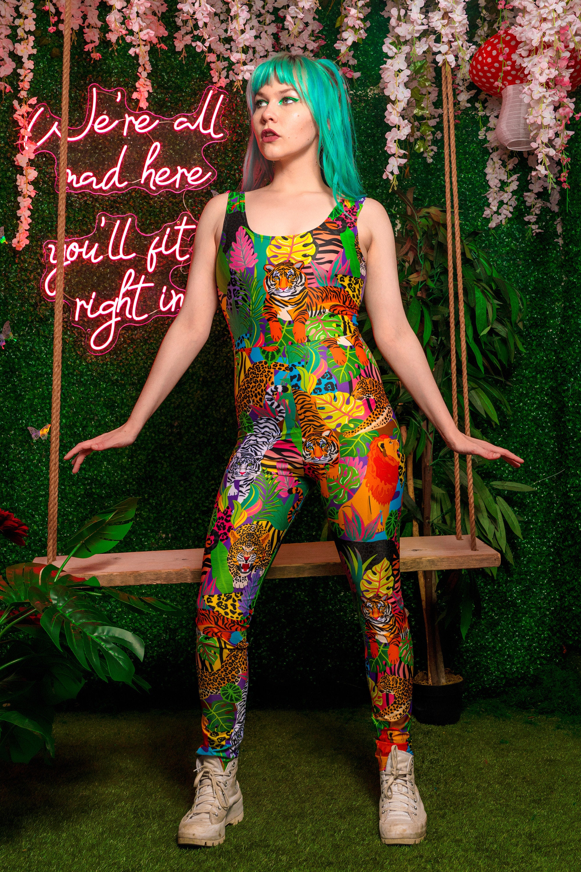 Lycra jumpsuit festival hotsell