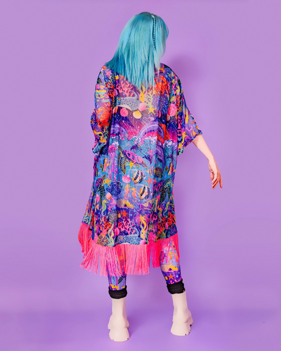 Angel Dear Garden Sea Creatures - Kimono Gown