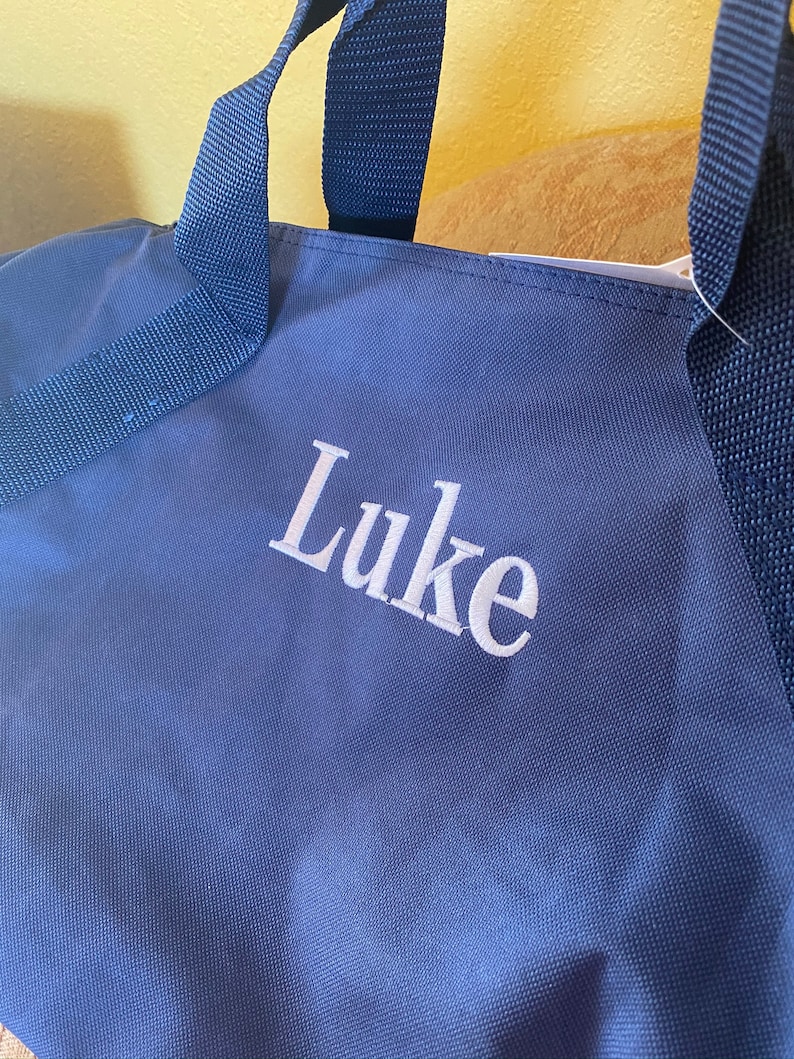Monogram Duffel Bag Personalized Royal Blue Gym Bag Duffle Etsy