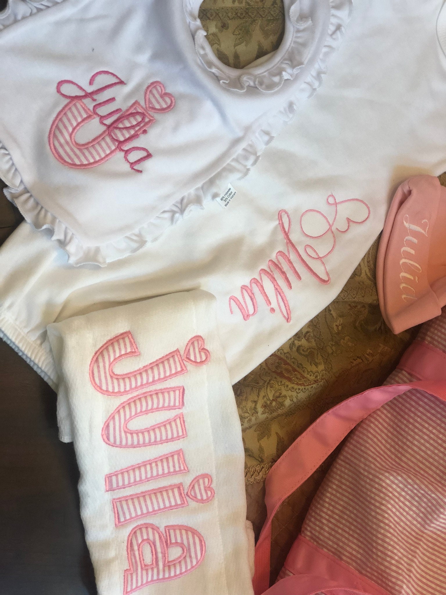 Personalized Baby Girl Gift Set Newborn Gift Set Infant Etsy