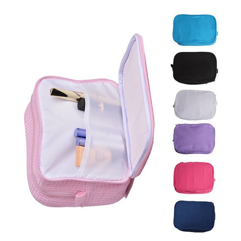 Baby Gift Set Girl Burp Towel Pink Toiletry Bag Set Burp Etsy