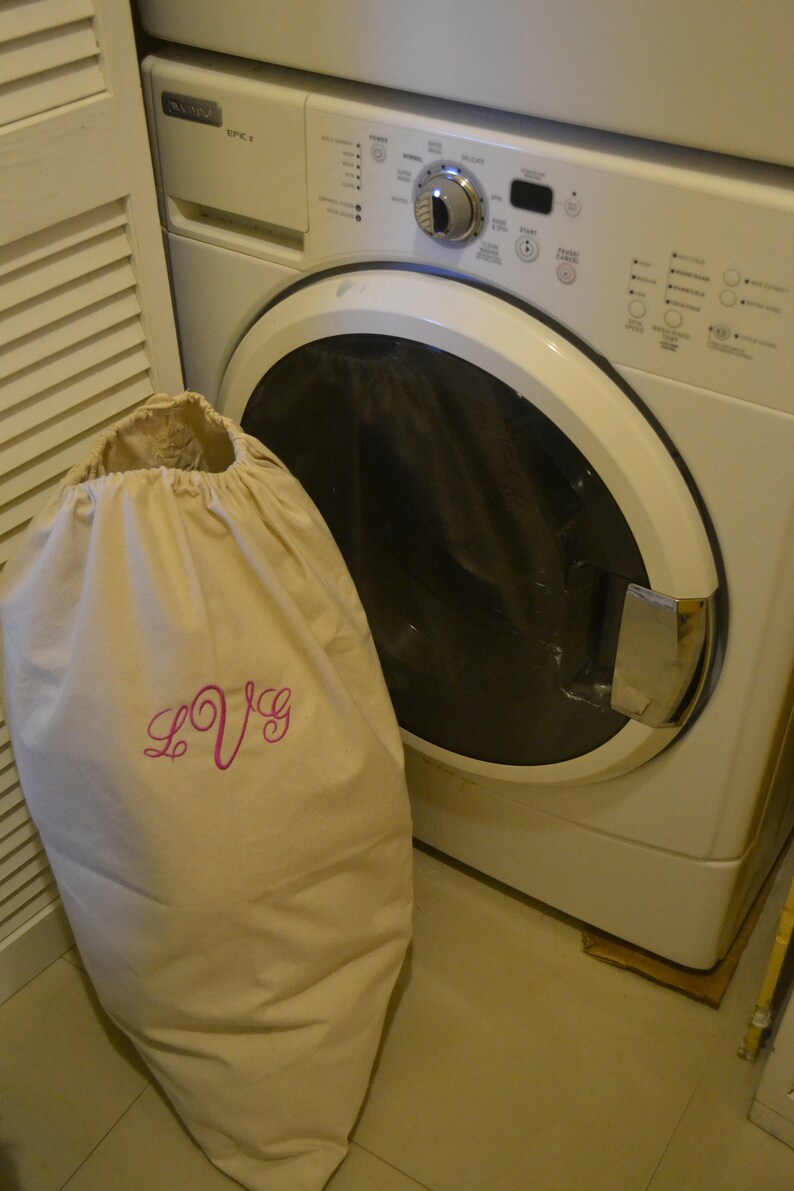 Personalized Large laundry bag Camp bag Name or initials Etsy