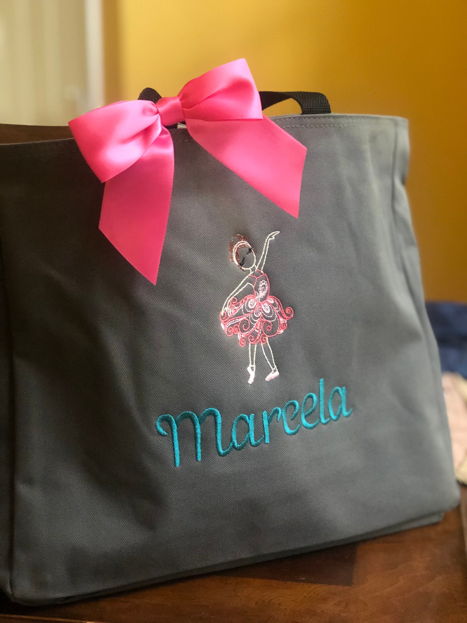 Personalized Ballet Bag for Dance Dance Bag Girl Ballet Etsy