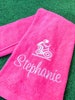 Cycling towel -Personalized Monogrammed bike Towel - Custom Embroidered Cycling Towel, Bike Gift Ideas, Fitness towel, Personal trainer gift