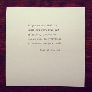 Cormac McCarthy Quote Hand Typed on an Antique Typewriter image 6