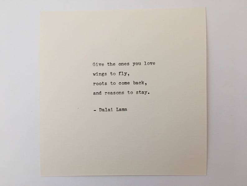 Dalai Lama Quote Hand Typed on an Antique Typewriter image 2