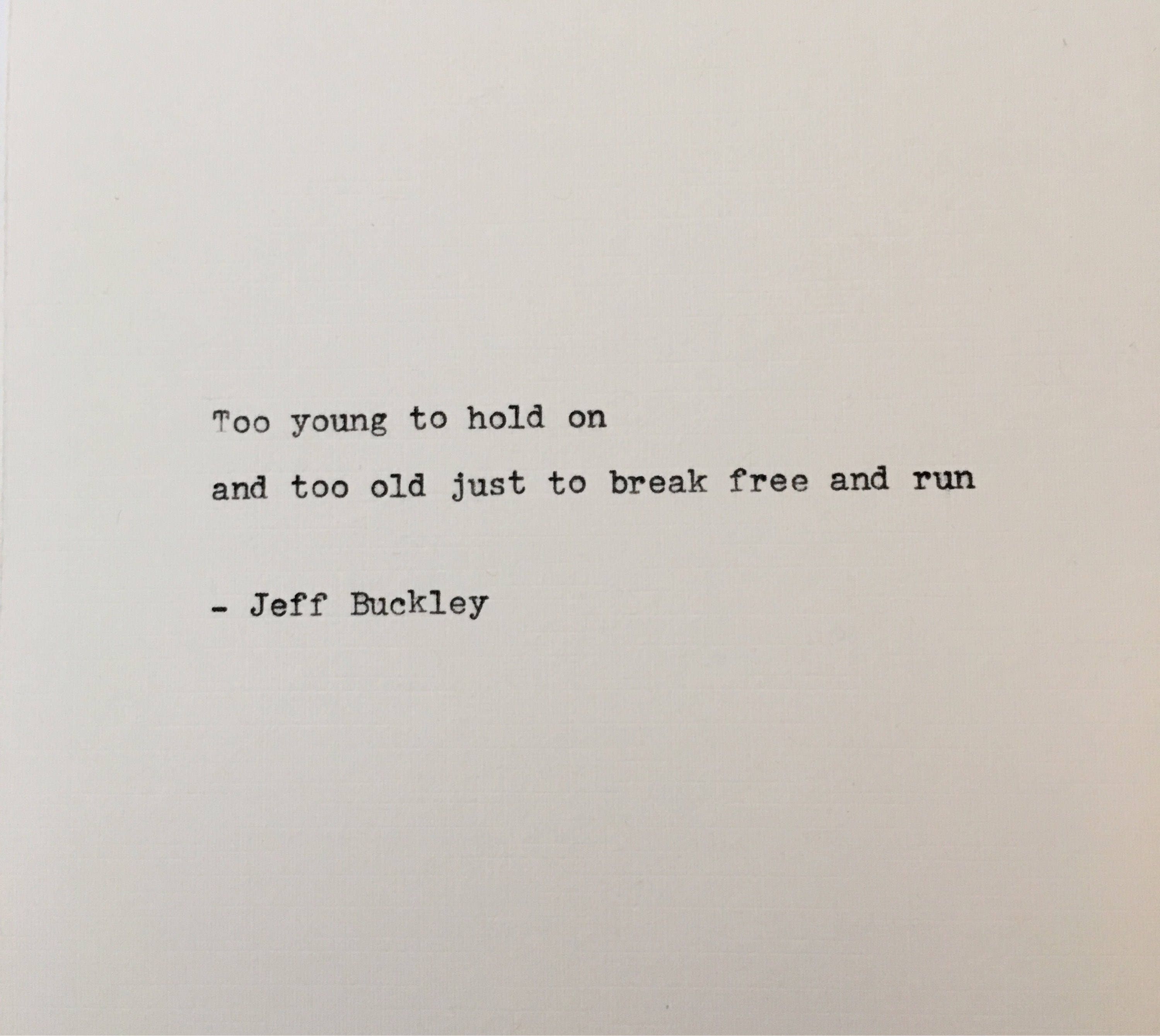 Foo Fighters Lyrics Hand Typed on an Antique Typewriter -  Israel