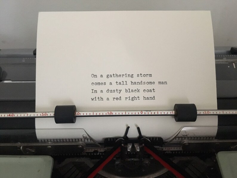 Red Right Hand Peaky Blinders Lyrics Hand Typed On An Etsy Red right hand peaky blinders lyrics hand typed on an etsy