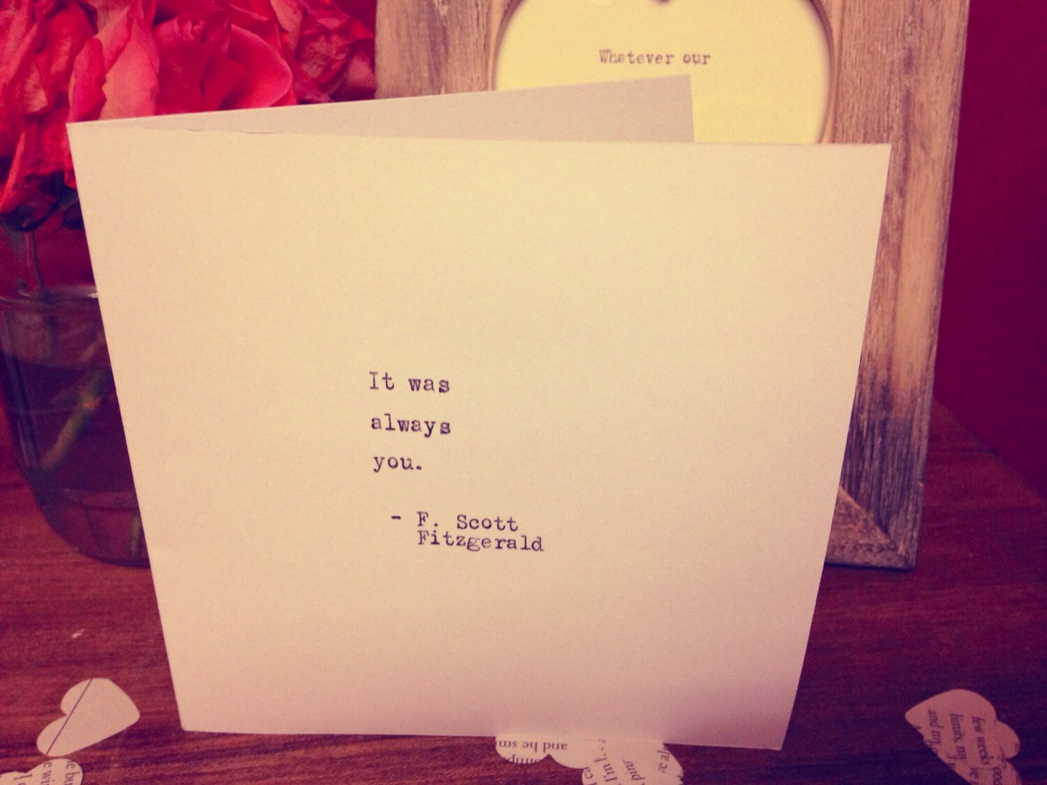 your-own-message-on-a-greetings-card-typed-on-a-typewriter-etsy