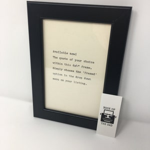 Oscar Wilde Quote Hand Typed on an Antique Typewriter image 4