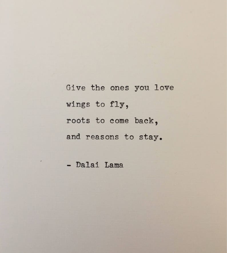 Dalai Lama Quote Hand Typed on an Antique Typewriter image 1