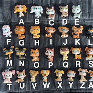 Vintage LPS Littlest Pet Shop. Choose your pet. Hasbro Authentic figures for Collectors. Dog set 1