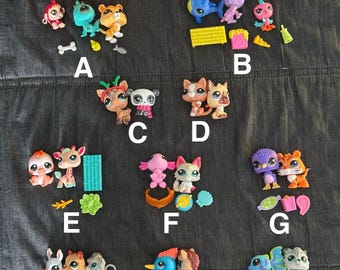 Vintage LPS Littlest Pet Shop. Välj ditt husdjurspaket. Autentiska Hasbro-figurer och tillbehör för samlare. Välj din stil. G7-set