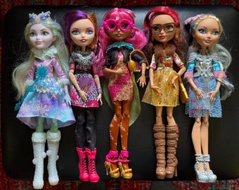 定価3.5万 God of Roses DOLLS ゼブラ柄 変形 ロングカーデ G1 Vintage Ever After High Dolls. Ginger Breadhouse, Darling
