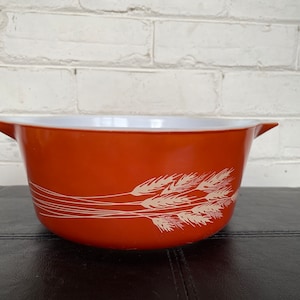 Pyrex 475-B Herbsternte Weizen Rost 2.5 QT. Auflaufform ohne Deckel