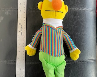 Vintage Gund Sesame Street Bert 14&quot; Plush Stuffed Toy Doll Figure 2002