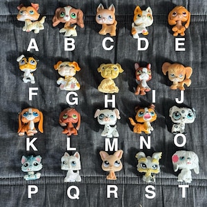 Vintage LPS Littlest Pet Shop. Choose your pet. Hasbro Authentic figures for Collectors. Dog set 2