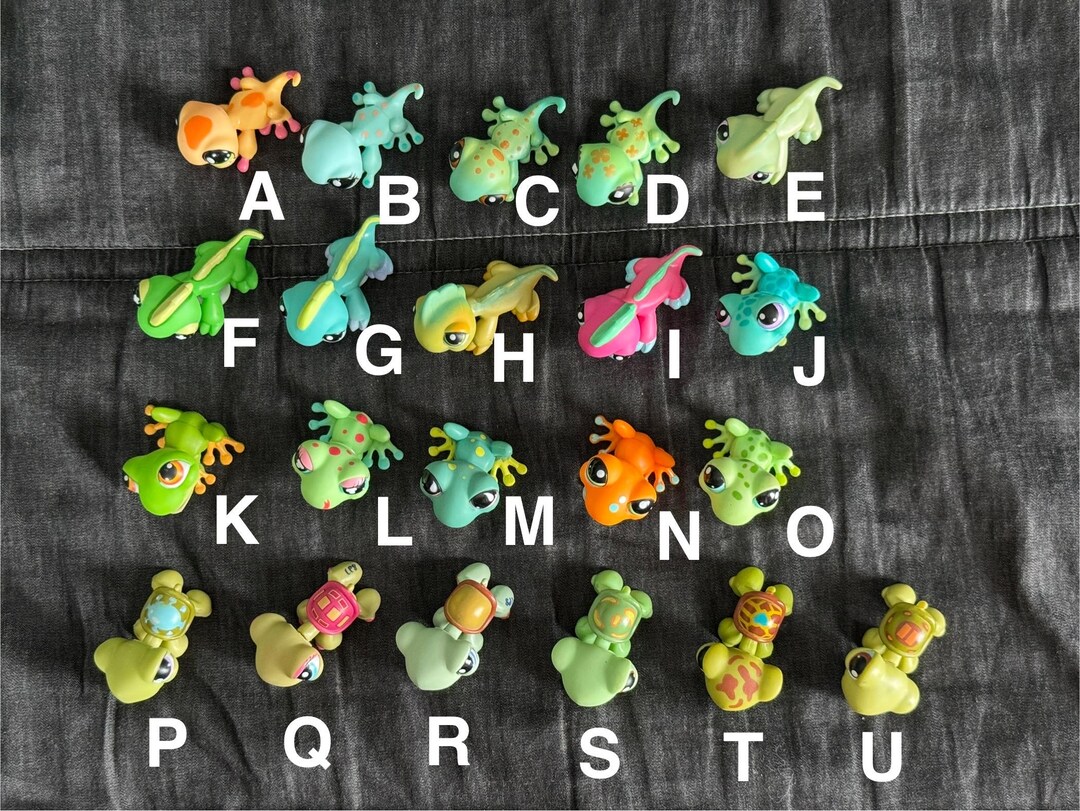 Lot De 4 Figurines LPS (Littlest Pet Shop) Vintage Hasbro - Occasion - Collection